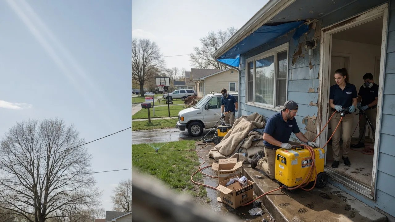 Basement Flood Cleanup in Hillsdale, OK near me